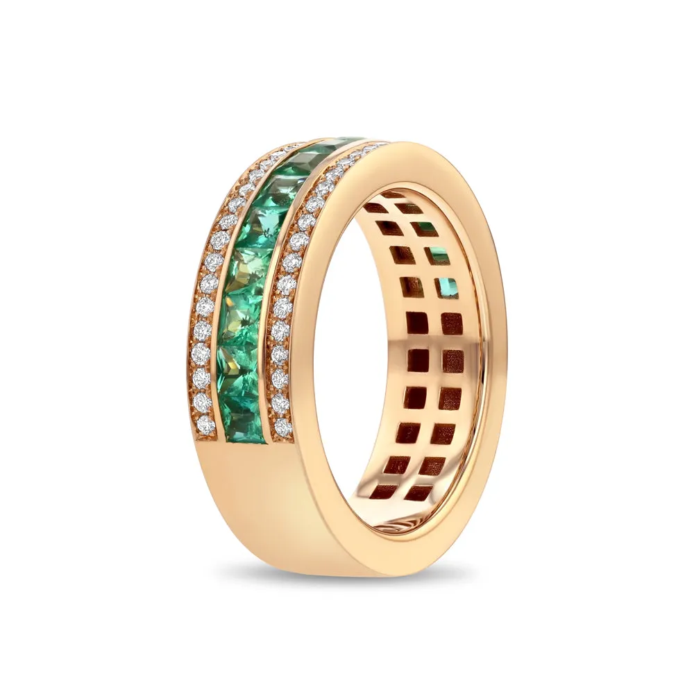 Emerald & Diamond Ring