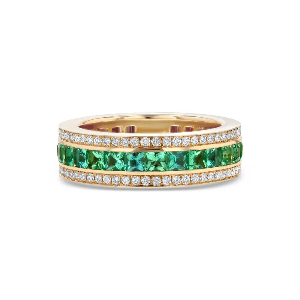 Emerald & Diamond Ring