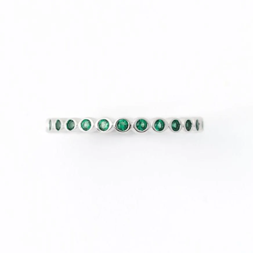 Emerald Bezel Ring