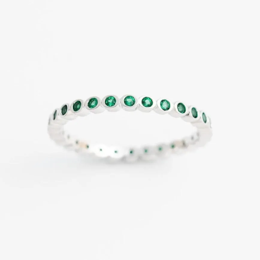Emerald Bezel Ring