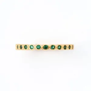 Emerald Bezel Ring