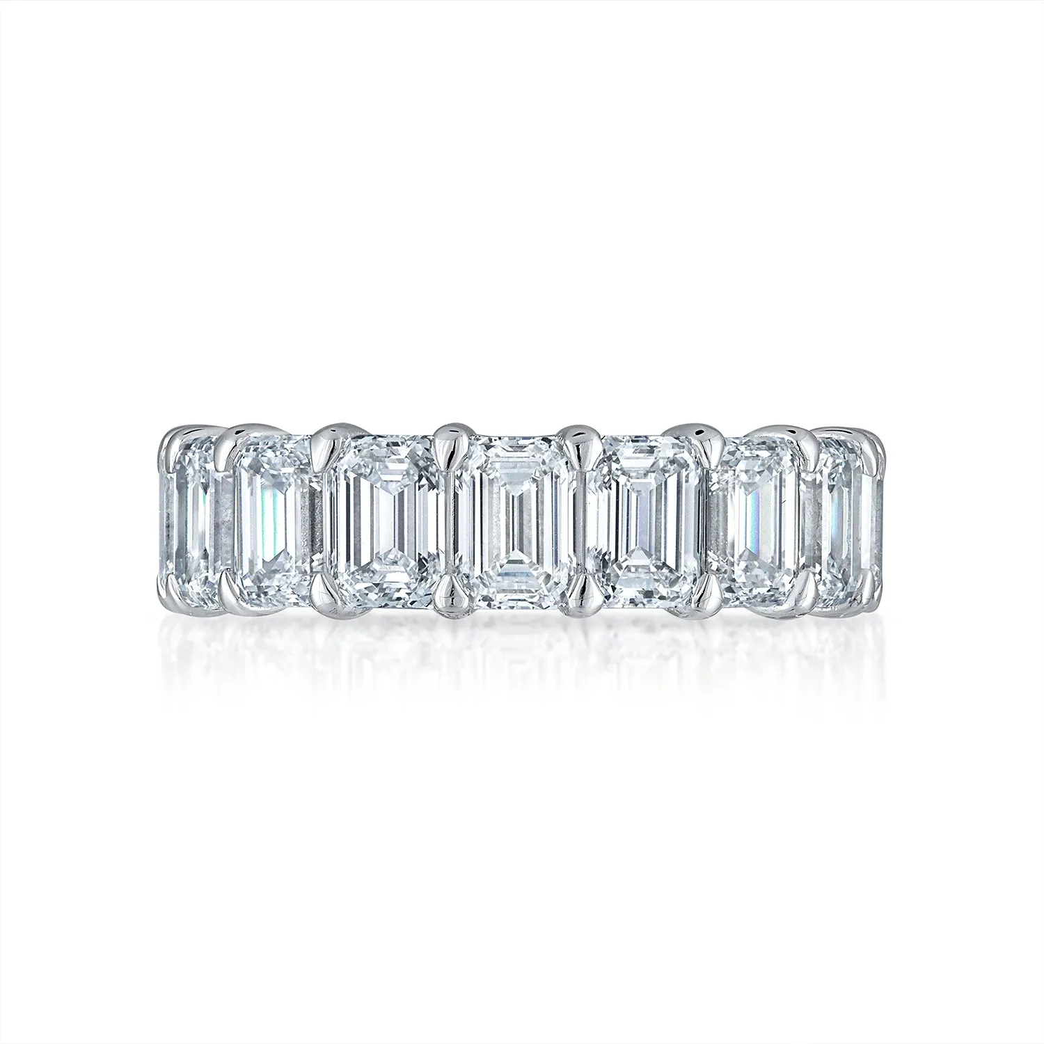 Emerald Cut Eternity Band - 8ct