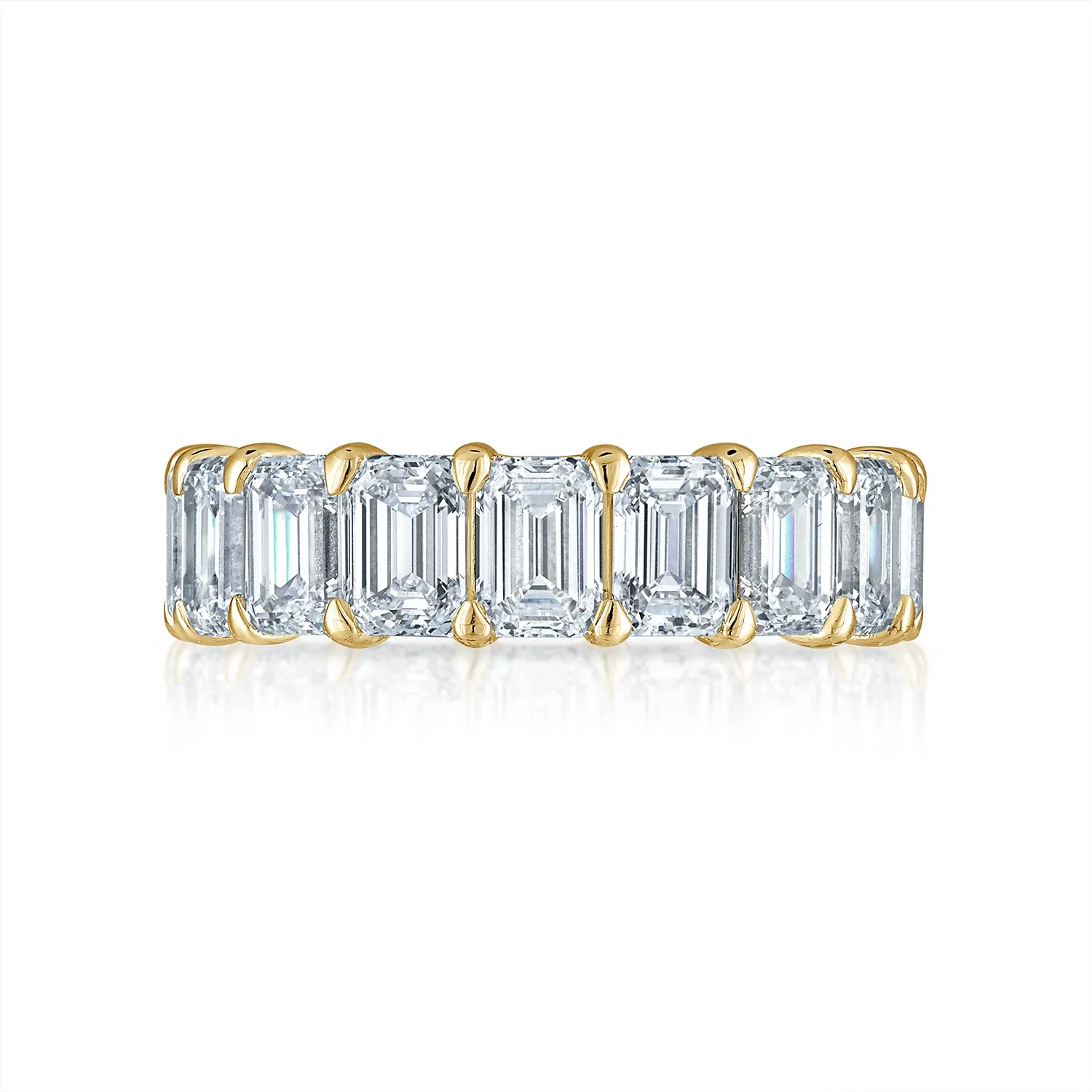 Emerald Cut Eternity Band - 8ct