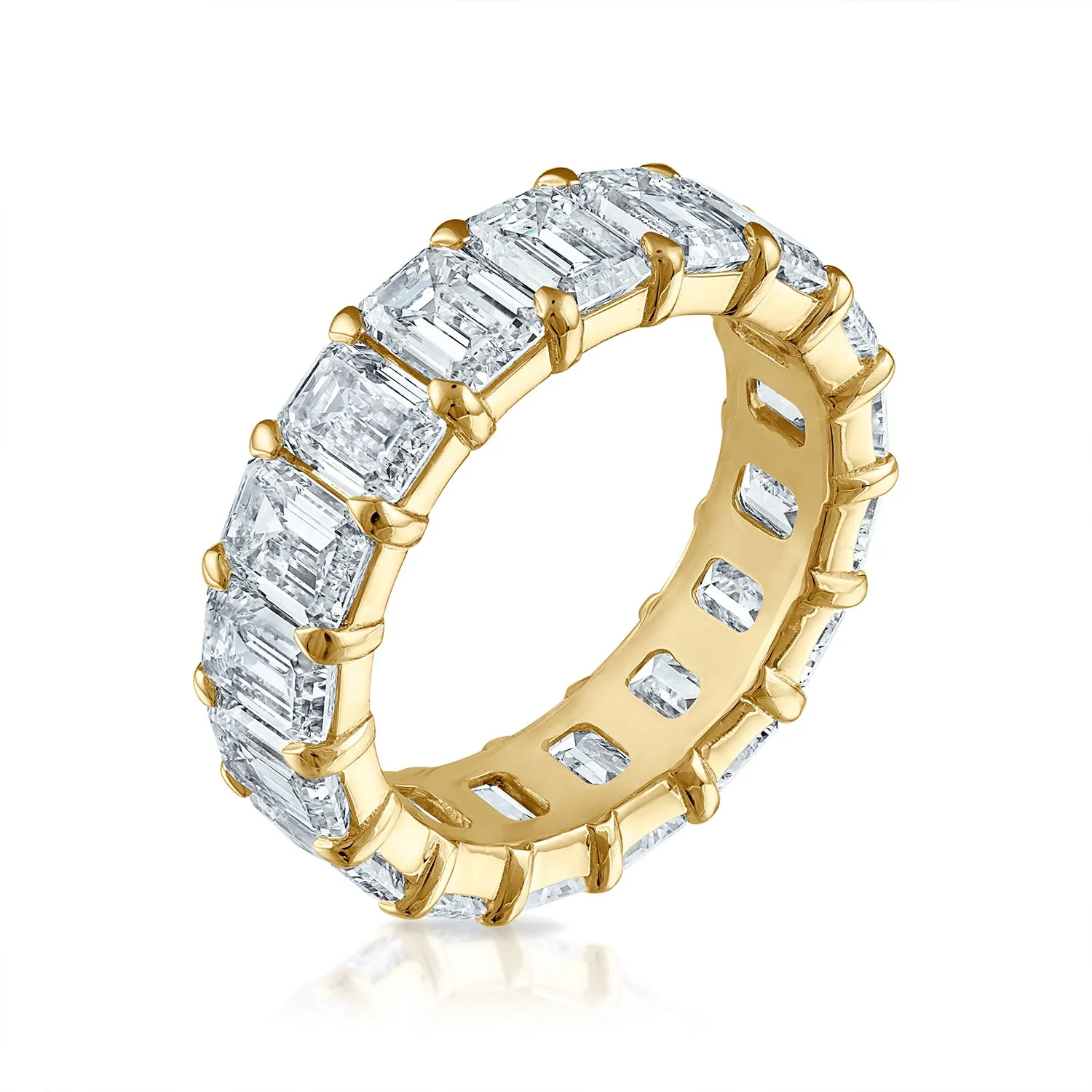 Emerald Cut Eternity Band - 8ct