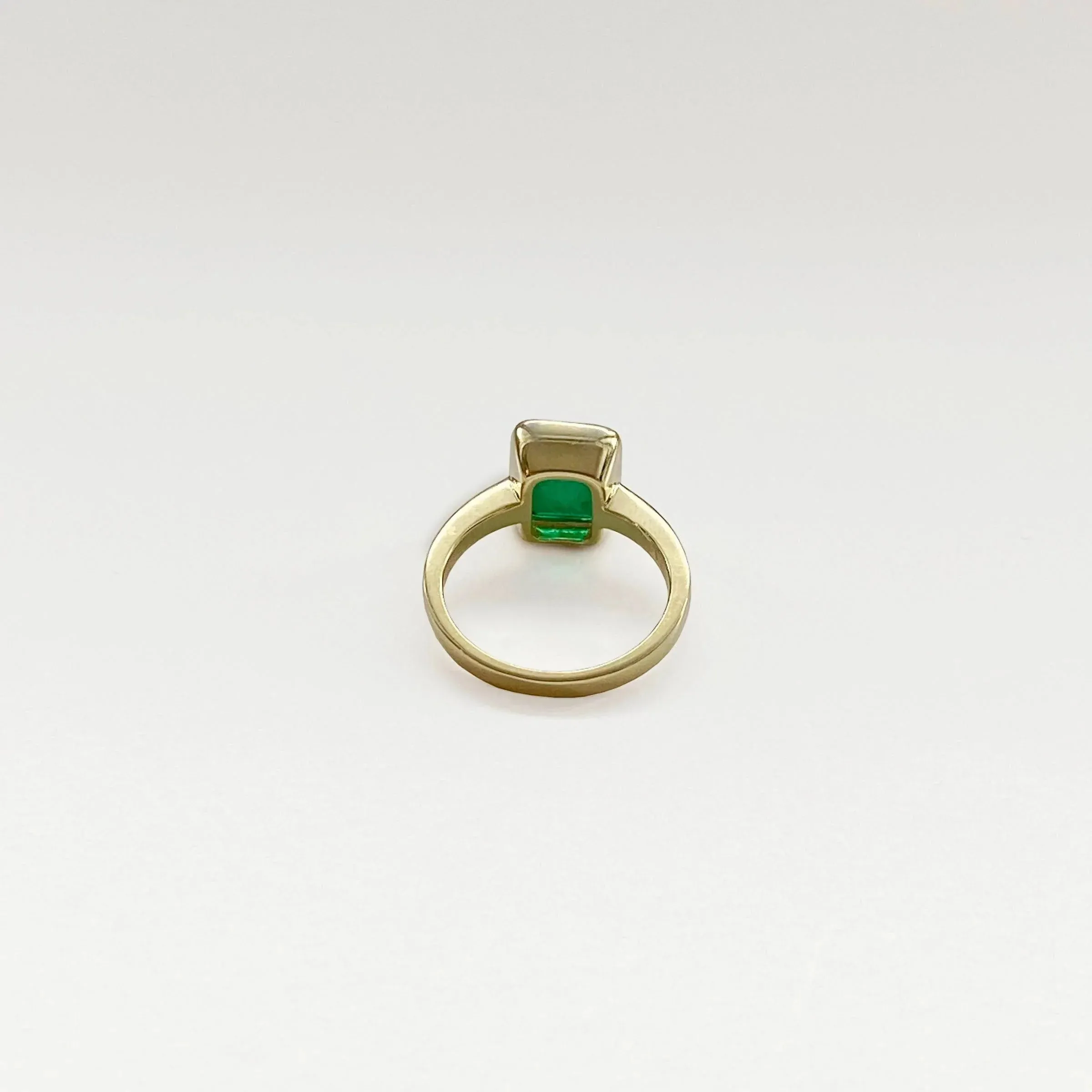Emerald Ring | Green Magic | 925 Sterling Silver & Gold Plating