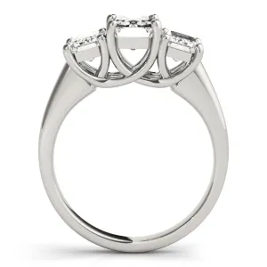 Engagement Rings 3 Stone Emerald - TN81986