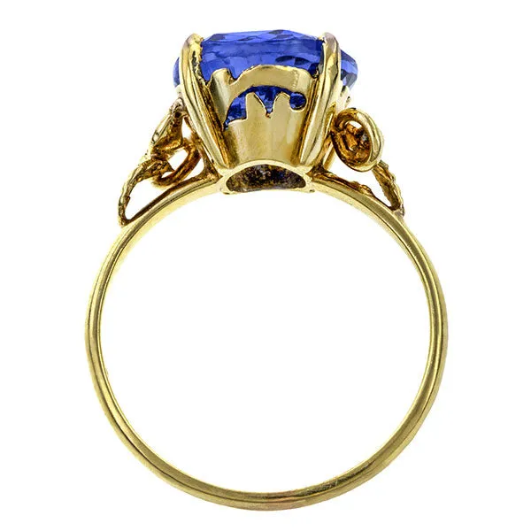Estate Sapphire Ring, Oval 5.80ct.