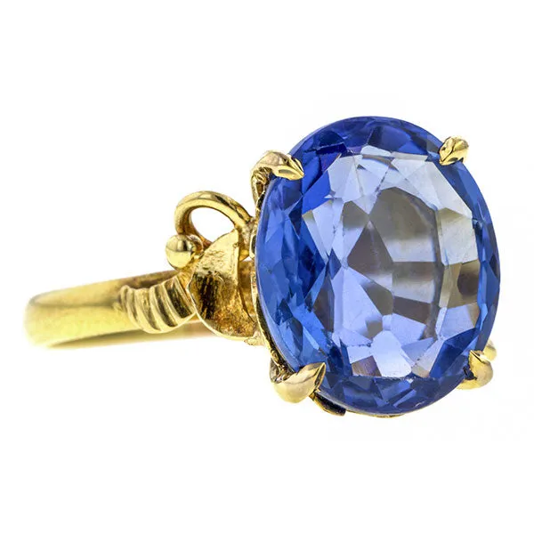 Estate Sapphire Ring, Oval 5.80ct.