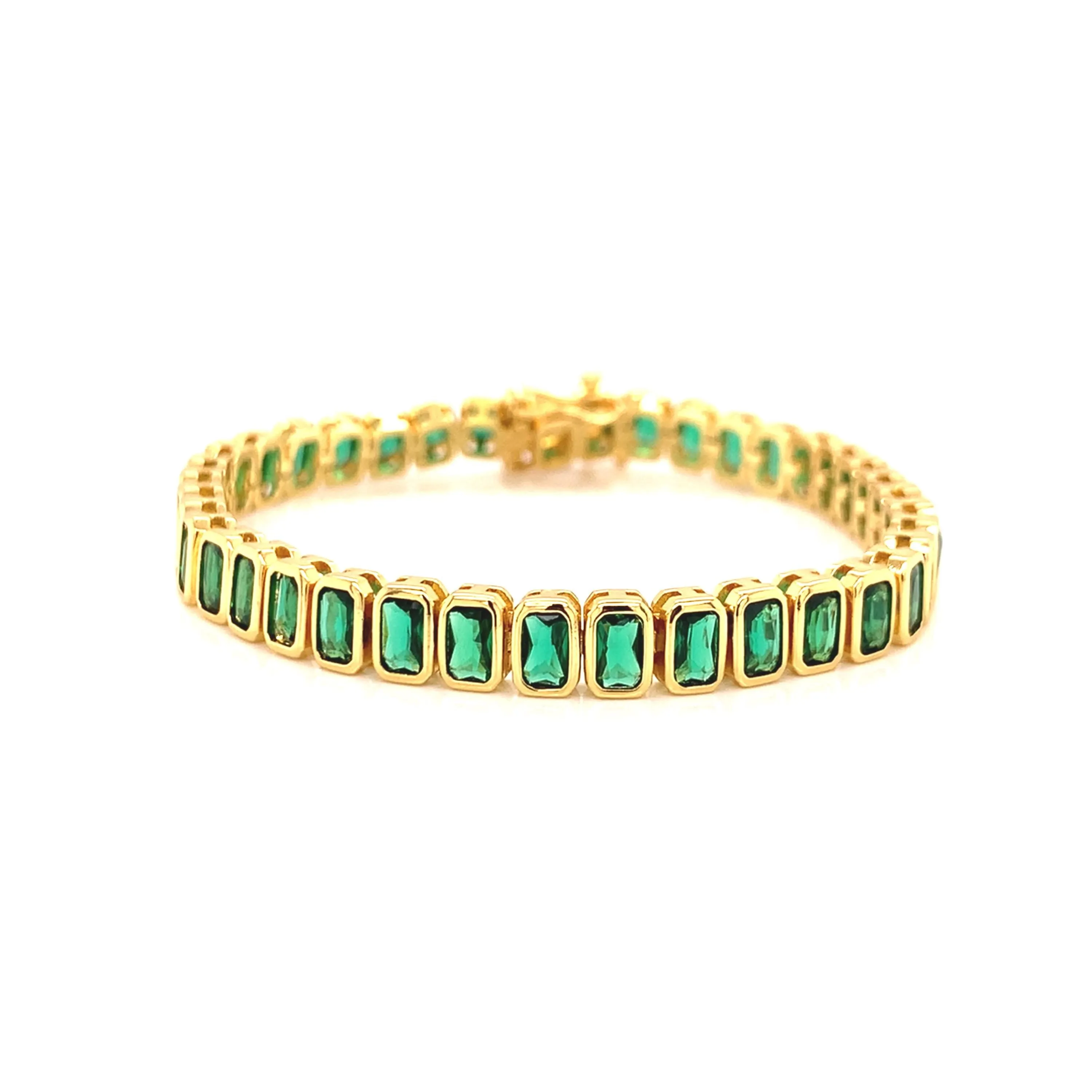 Ester Emerald Tennis Bracelet