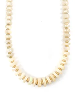 Faceted Ethiopian Opal 14k Gold Filled Necklace