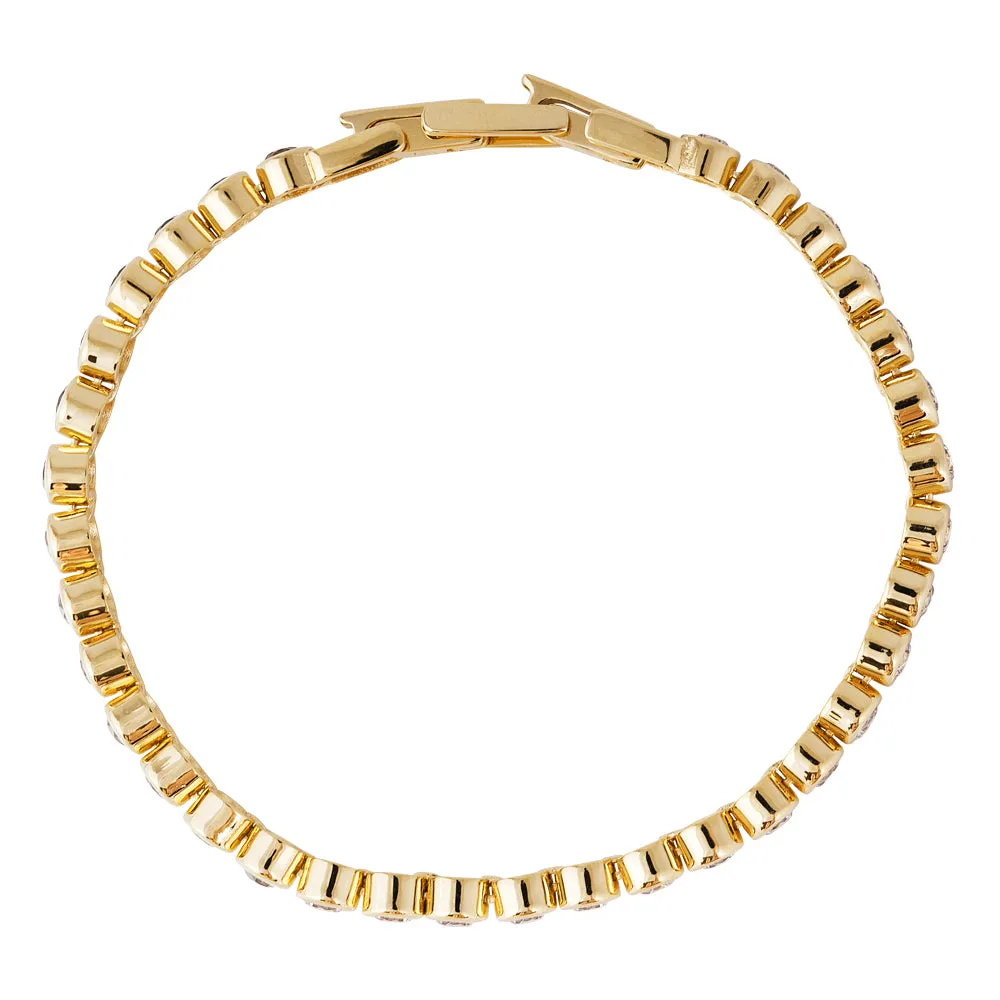 Fairley Green Emerald Cut Tennis Bracelet