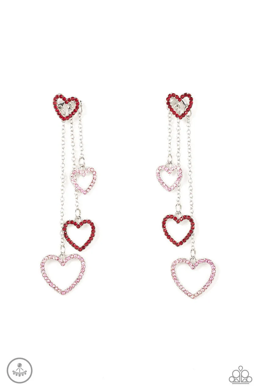 Falling in Love Multi Paparazzi Earrings