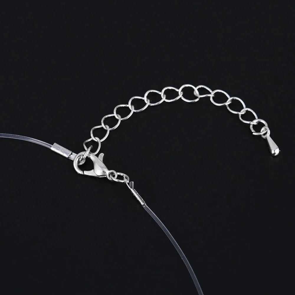 Fashion Square Imitation Pearl Crystal Zircon Necklace for Women