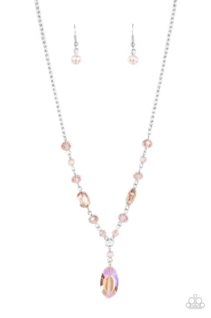 Fashionista Week Pink Paparazzi Necklace