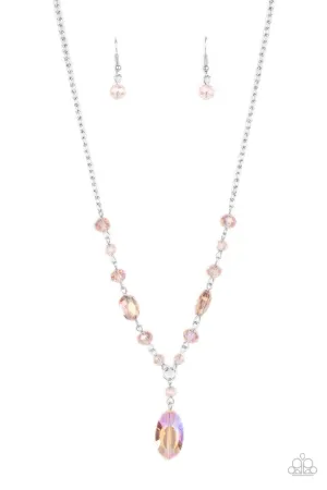 Fashionista Week Pink Paparazzi Necklace