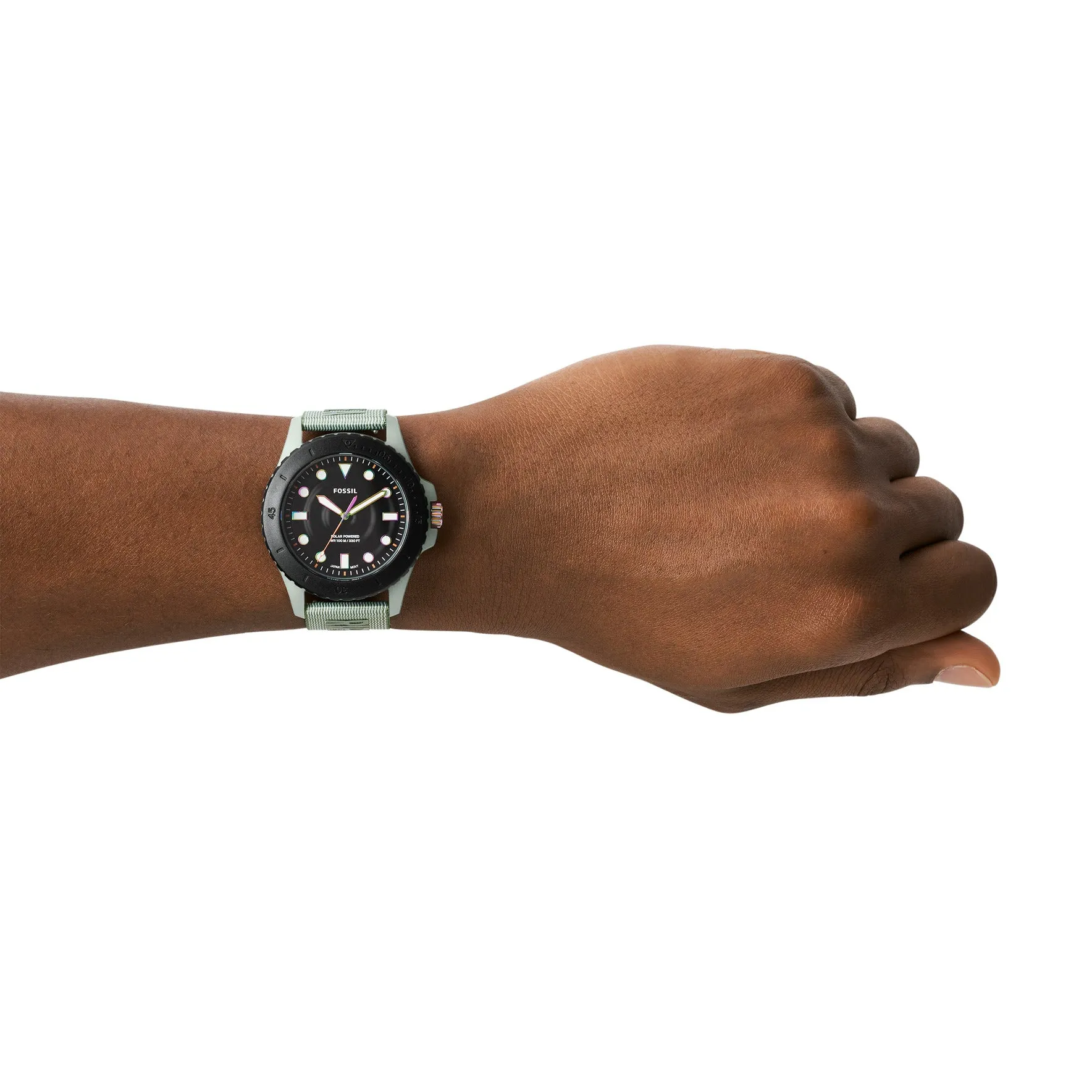 FB - 01 Solar-Powered Green #tide ocean material® Watch