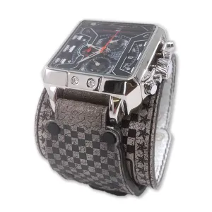 FINISHLINE XXVI-MENS HAND MADE-FULL GRAIN LEATHER-WATCH