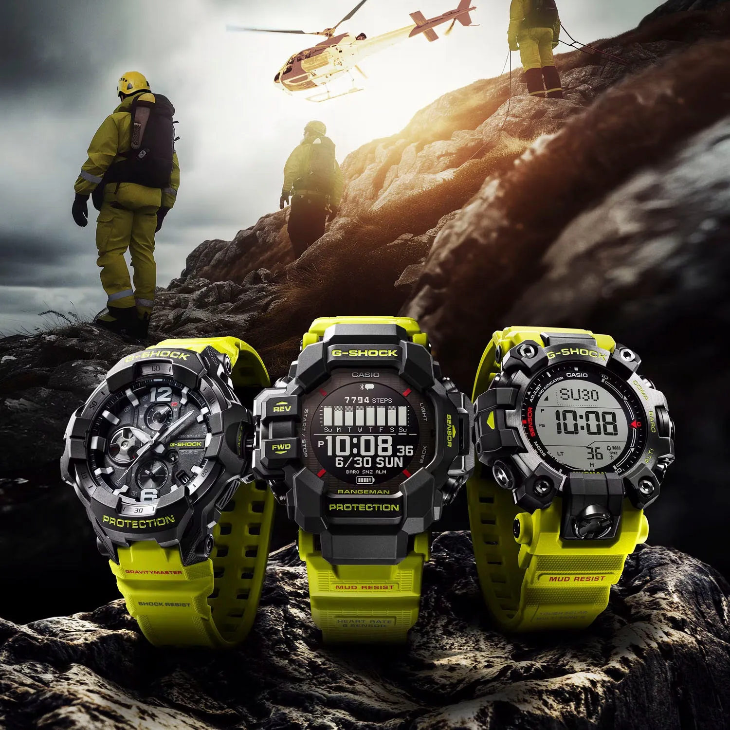 G-Shock Gravitymaster Master Of G - Air Solar – GRB300RY-1A9