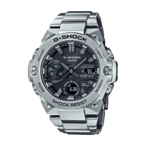 G Shock Steel Duo Black Face/ Steel Band GSTB400D-1A