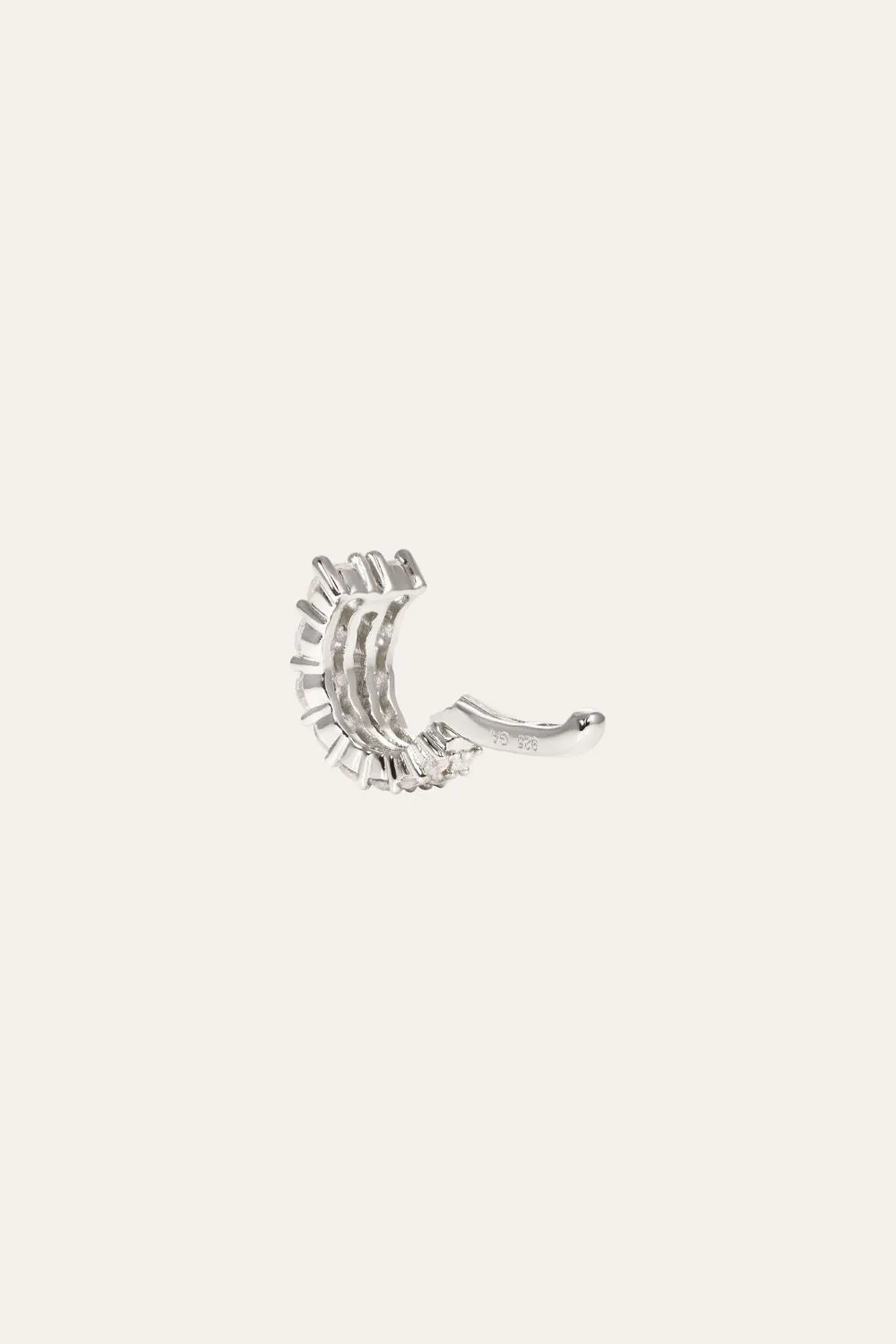 Gala sterling silver ear cuff