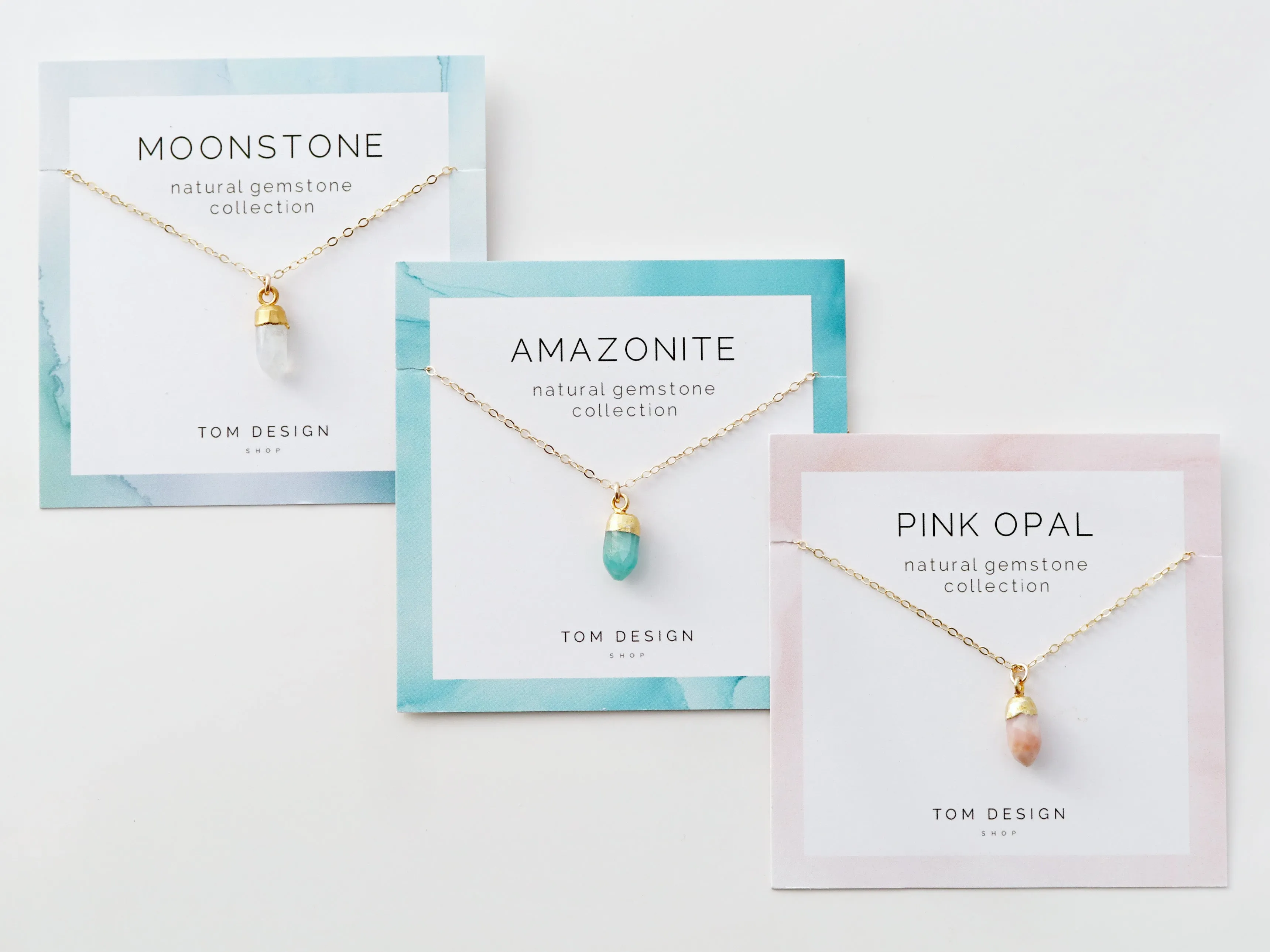 Gemstone Spike Necklace