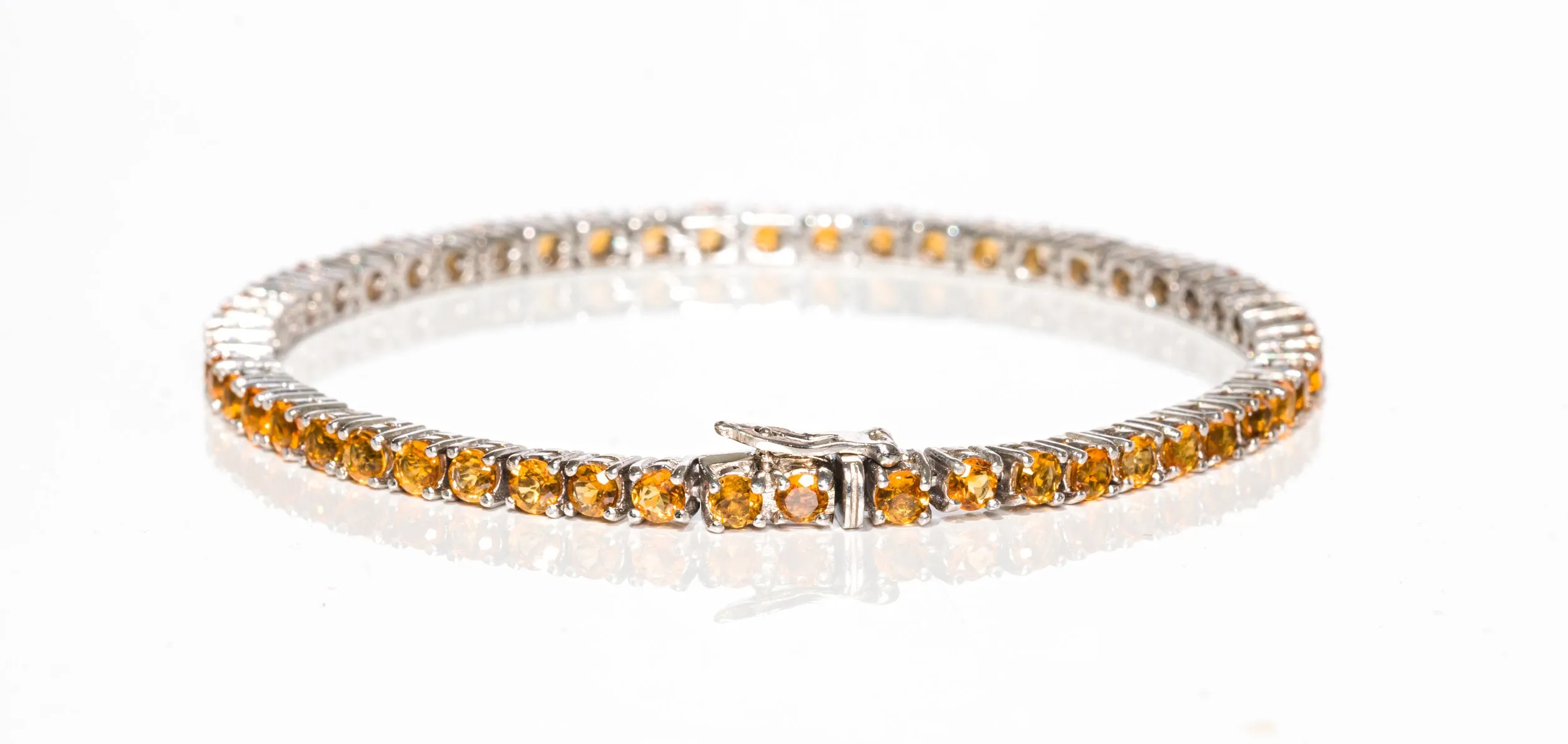 Gemstone Tennis Bracelet