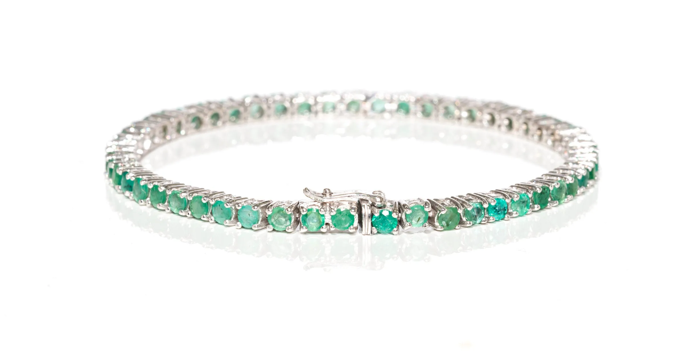 Gemstone Tennis Bracelet
