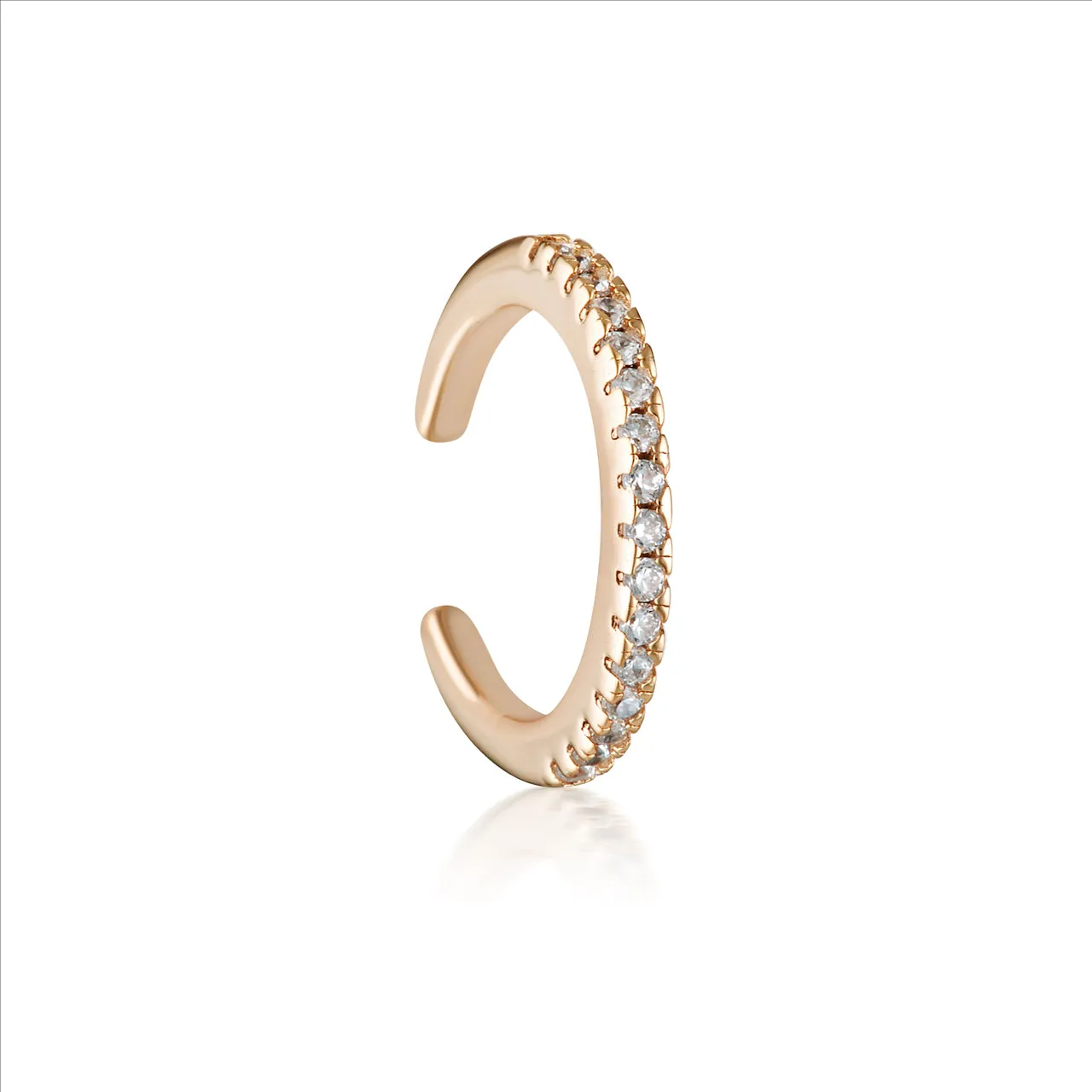 Georgini Signature Thin Ear Cuff Rose Gold