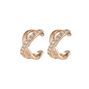 Gold Ear Cuff earring Cartilage Ring, No Piercing, Cartilage Earcuff, Fake Helix Piercing, Clip on Cuff, Cartilage Hoop, Cartilage cuff, AI-057
