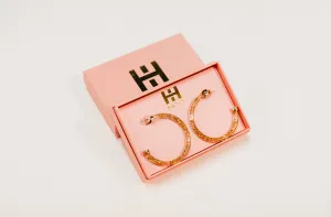 Gold Foil Hoo Hoops