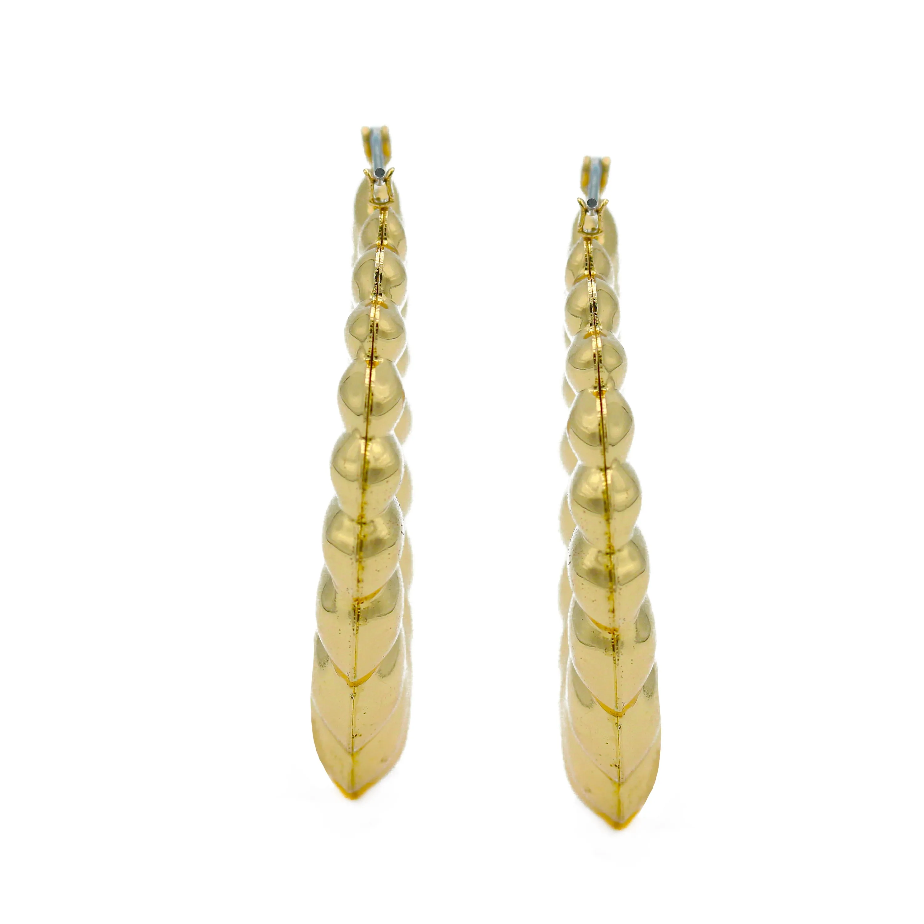 GOLD ROUND HOOP EARRINGS#HNE90619GD(SC11/LC13)