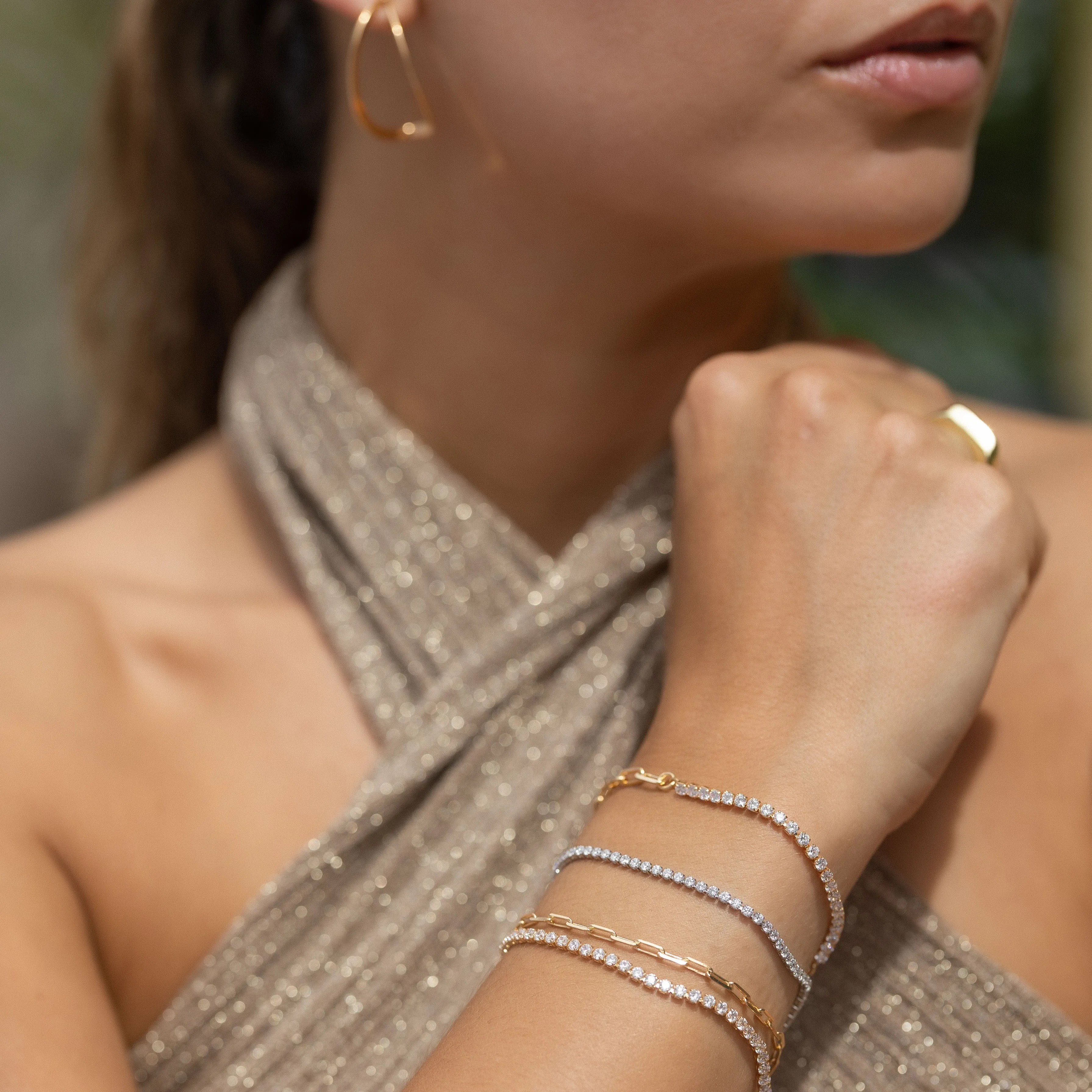 Goldie Tennis Bracelet