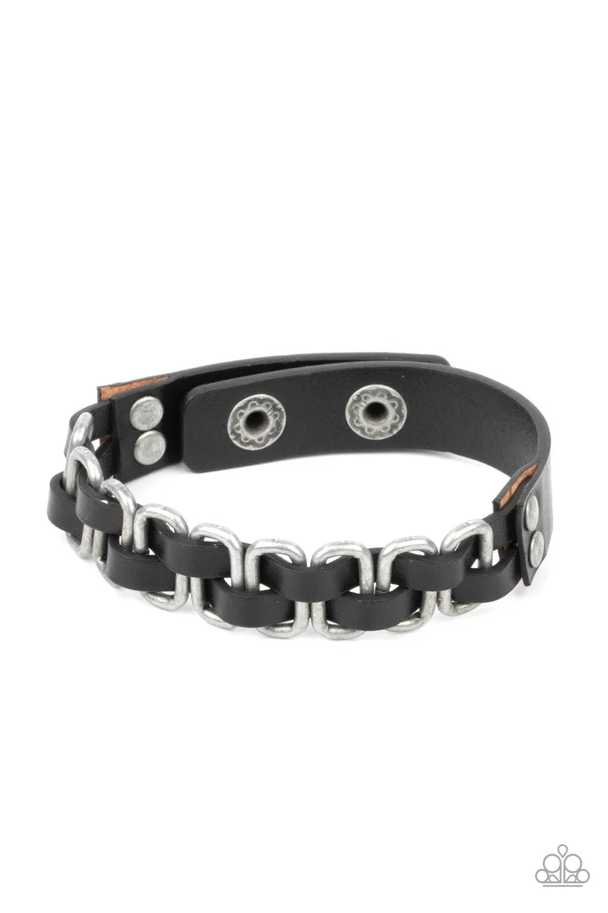 Gone Rogue Black Paparazzi Bracelet