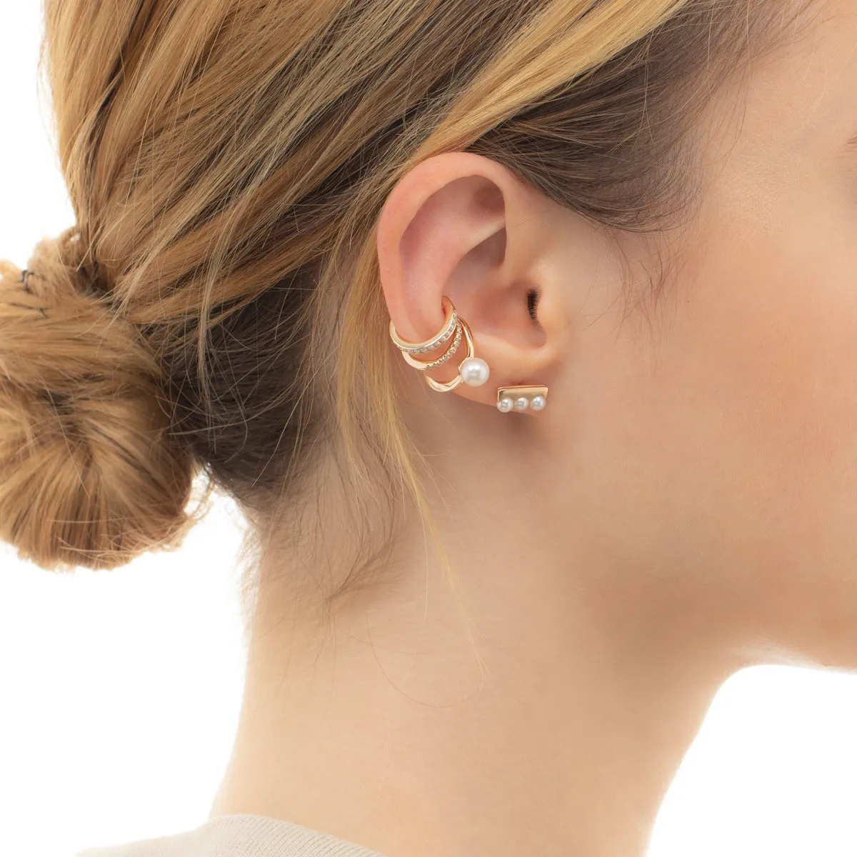 GOSSAMER Diamond Ear Cuff Small size