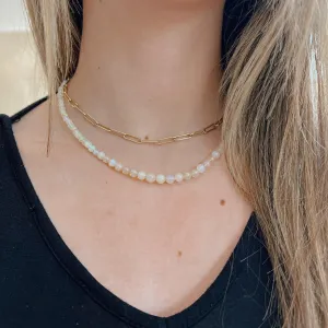 Graduated Ethiopian Opal Necklace