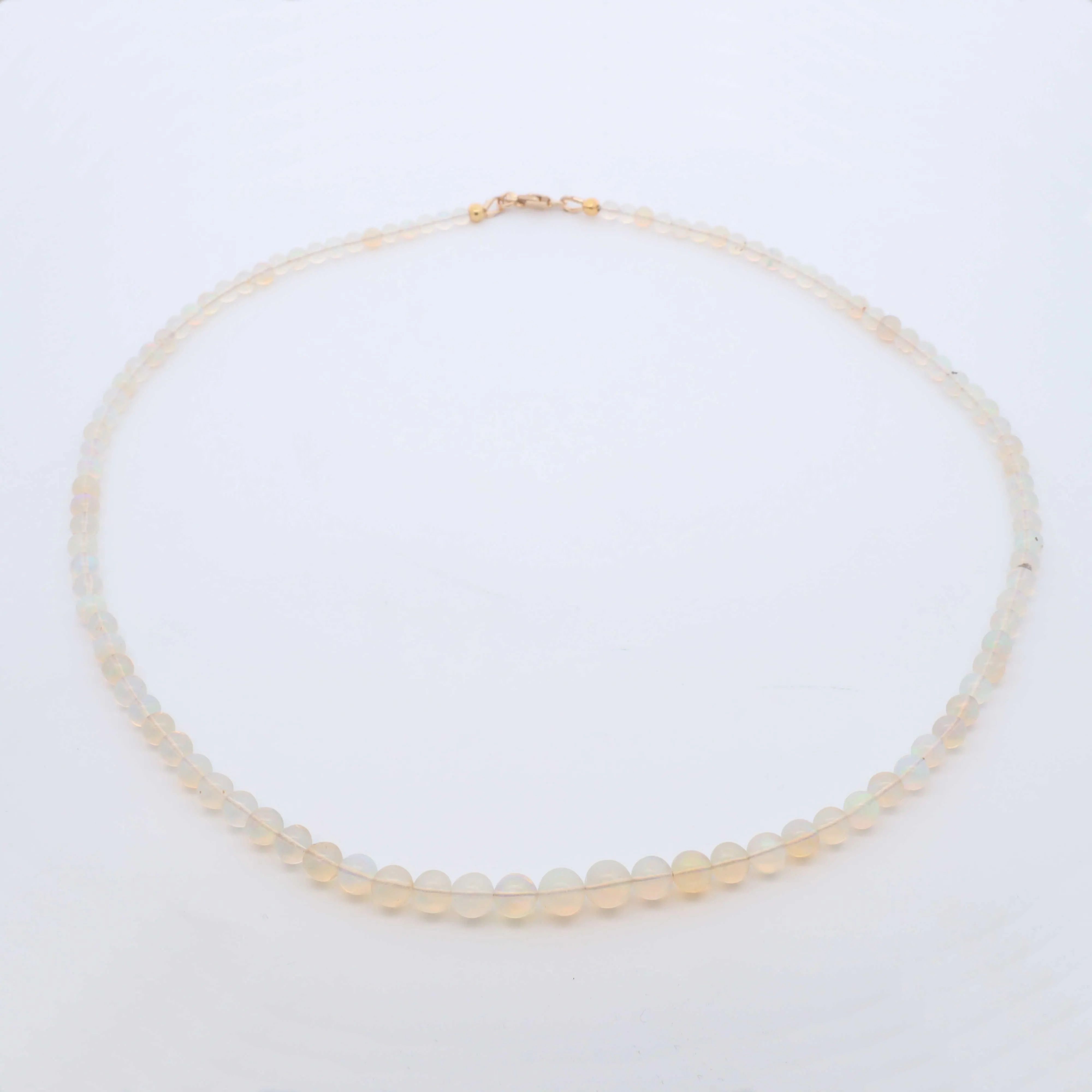 Graduated Ethiopian Opal Necklace