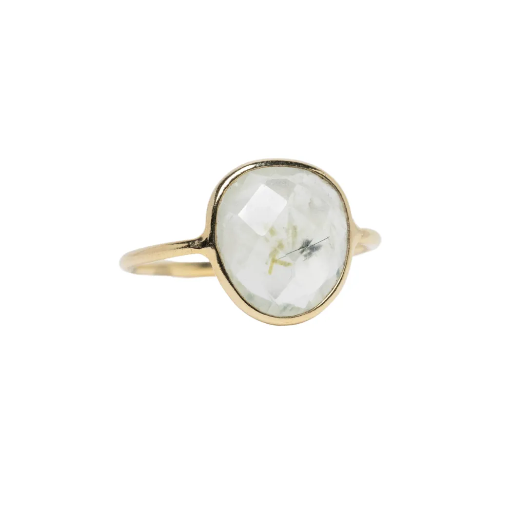 Green Sapphire Ring