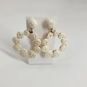Handcrafted Circular Hoop Earrings
