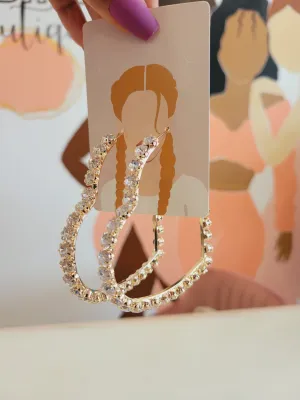 Heart Hoop Earrings