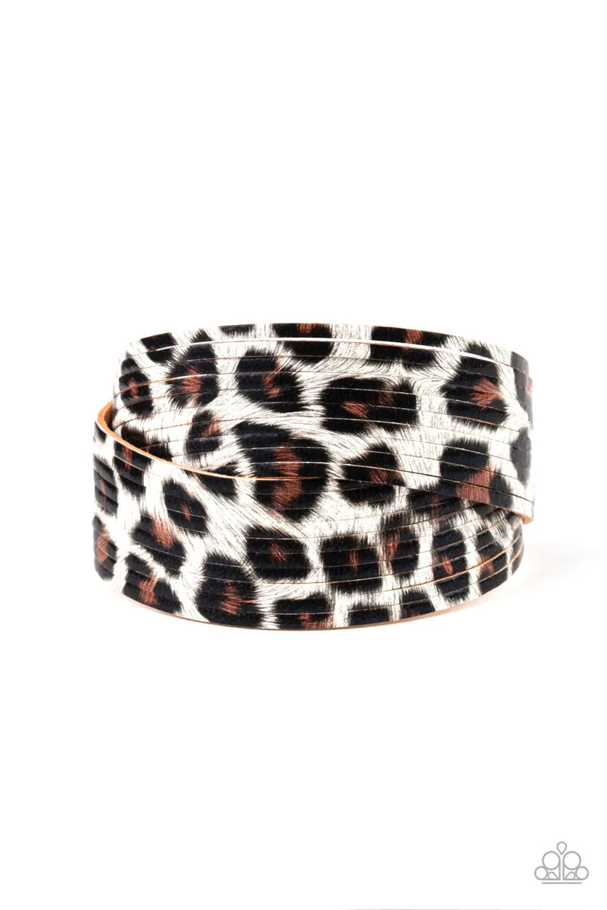 Hey GRRirl White Paparazzi Bracelet