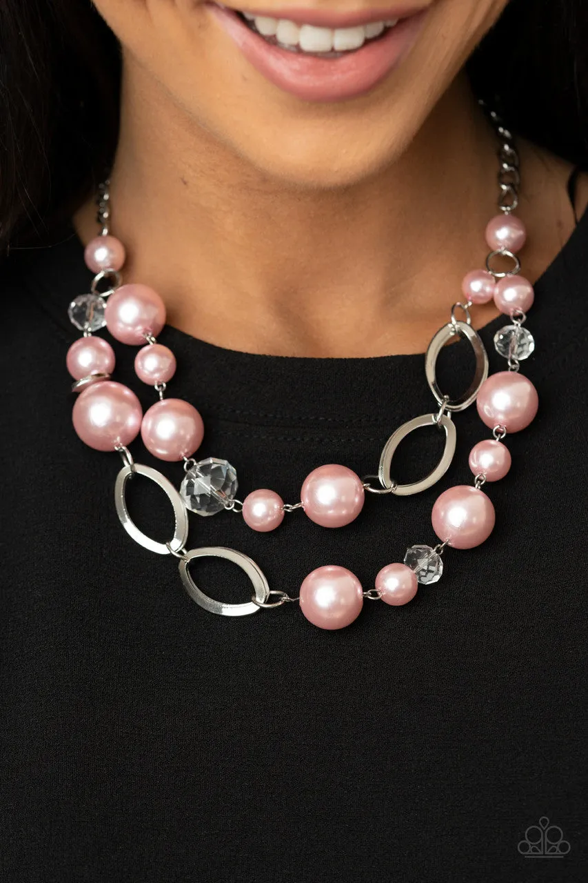 High Roller Status Pink Paparazzi Necklace