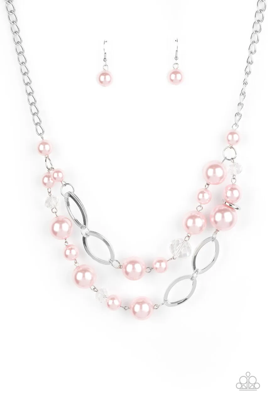 High Roller Status Pink Paparazzi Necklace