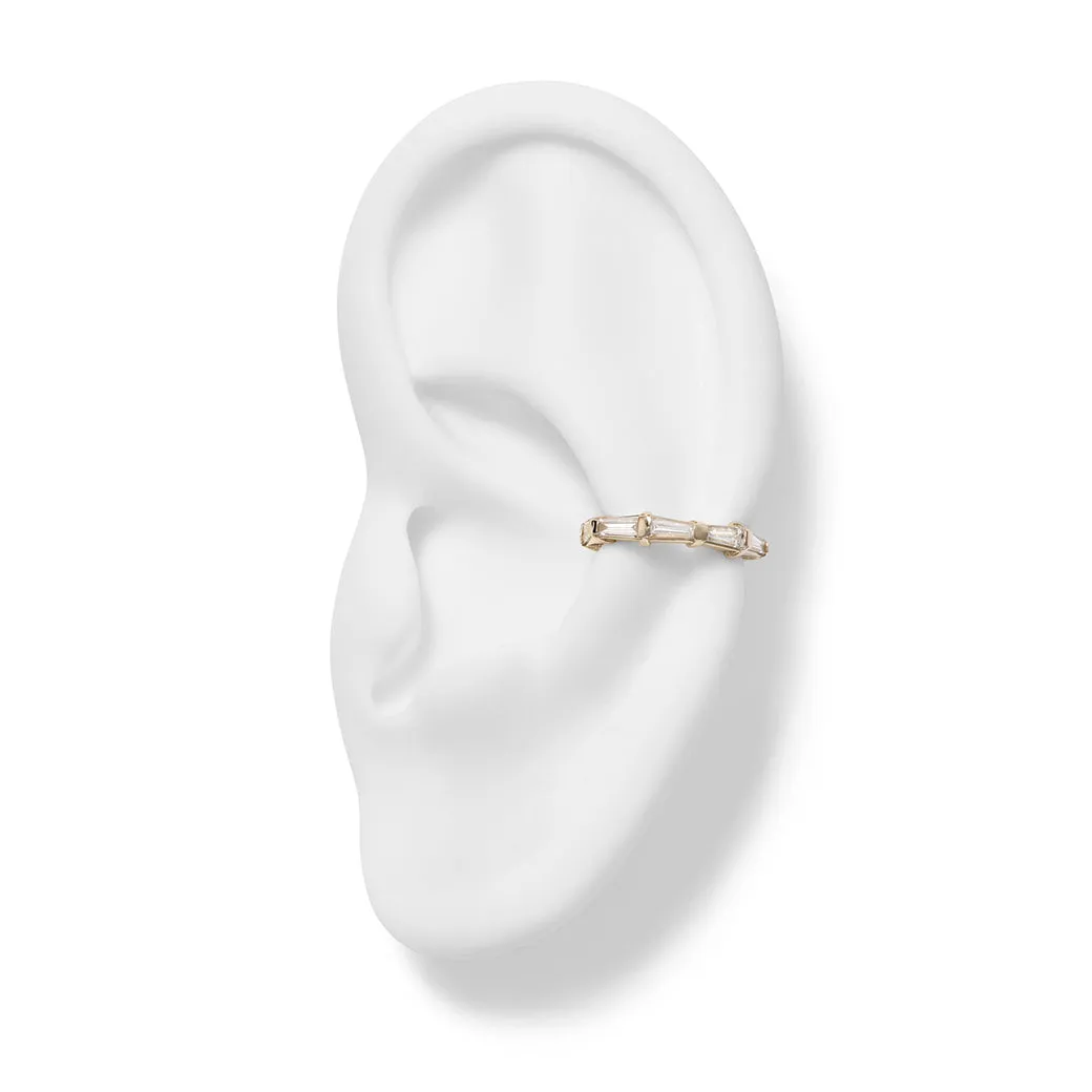 Hilvanado Stitch Ear Cuff - Diamond