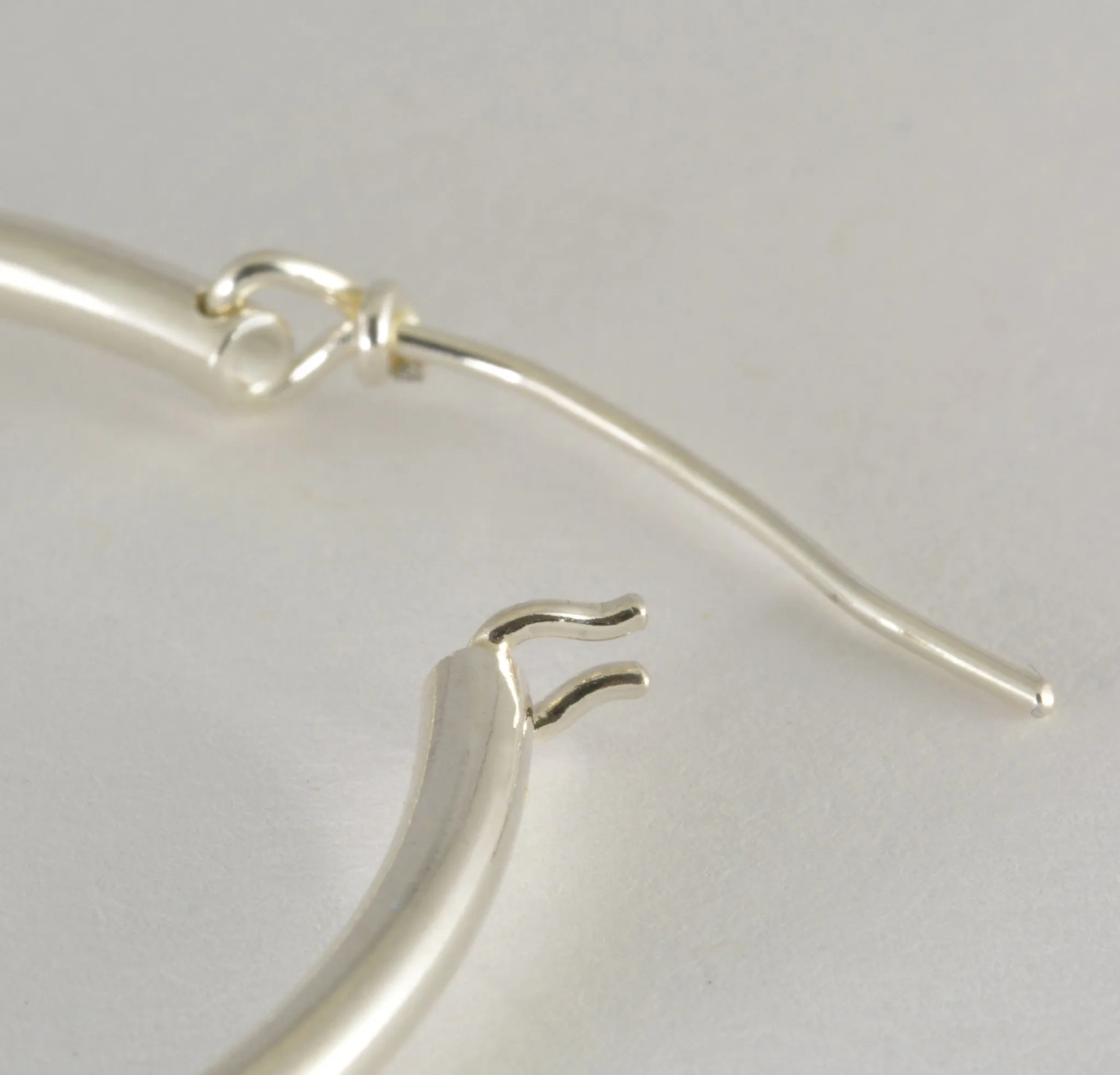 Hoop Earrings v-notch, Small