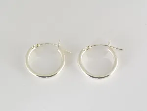Hoop Earrings v-notch, Small