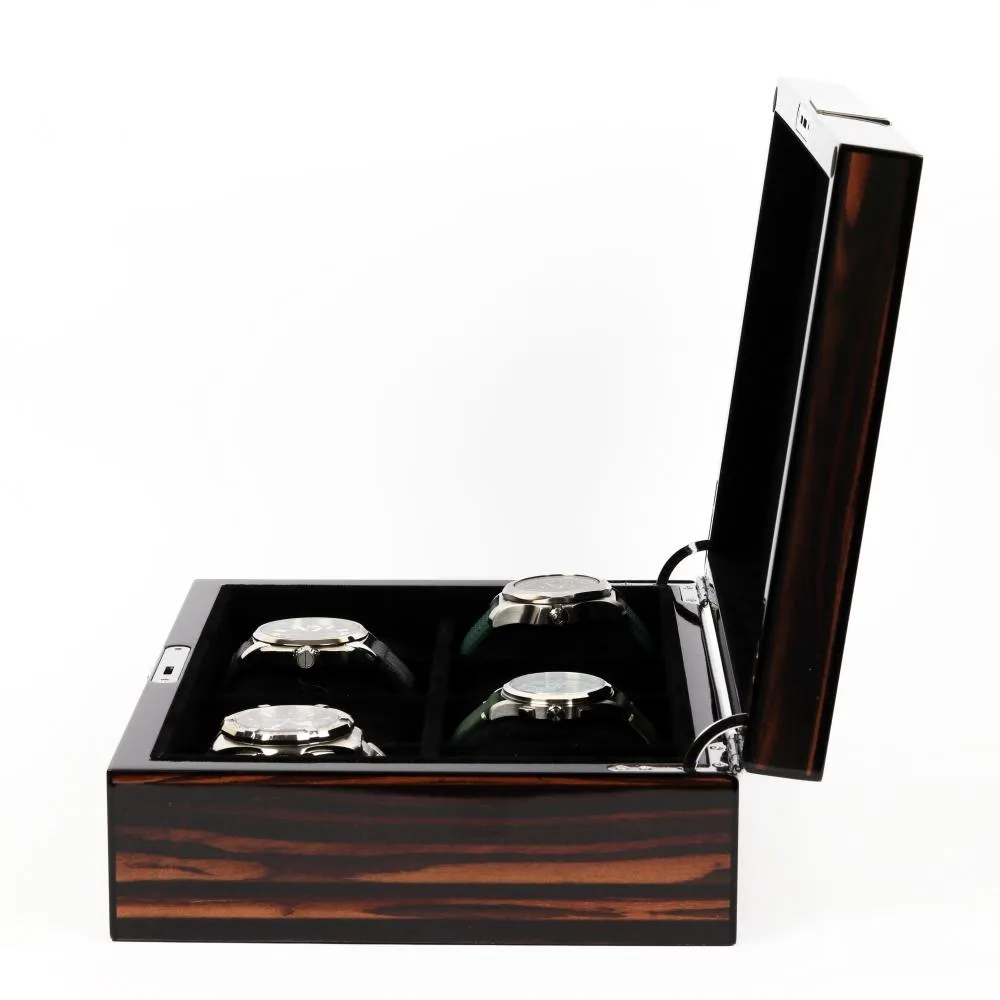 HQ Luxury Watch Box, 8 Watch Slot Smooth Wood