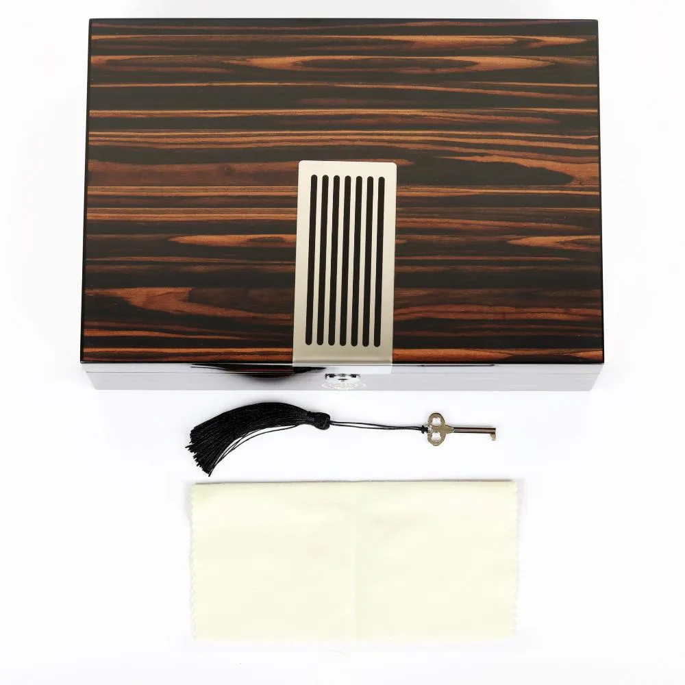 HQ Luxury Watch Box, 8 Watch Slot Smooth Wood