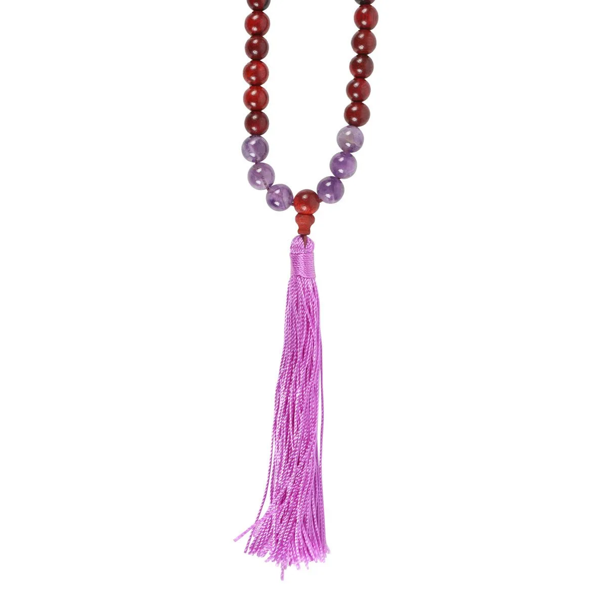 Intuition Rosewood & Amethyst Mala Necklace NEW!