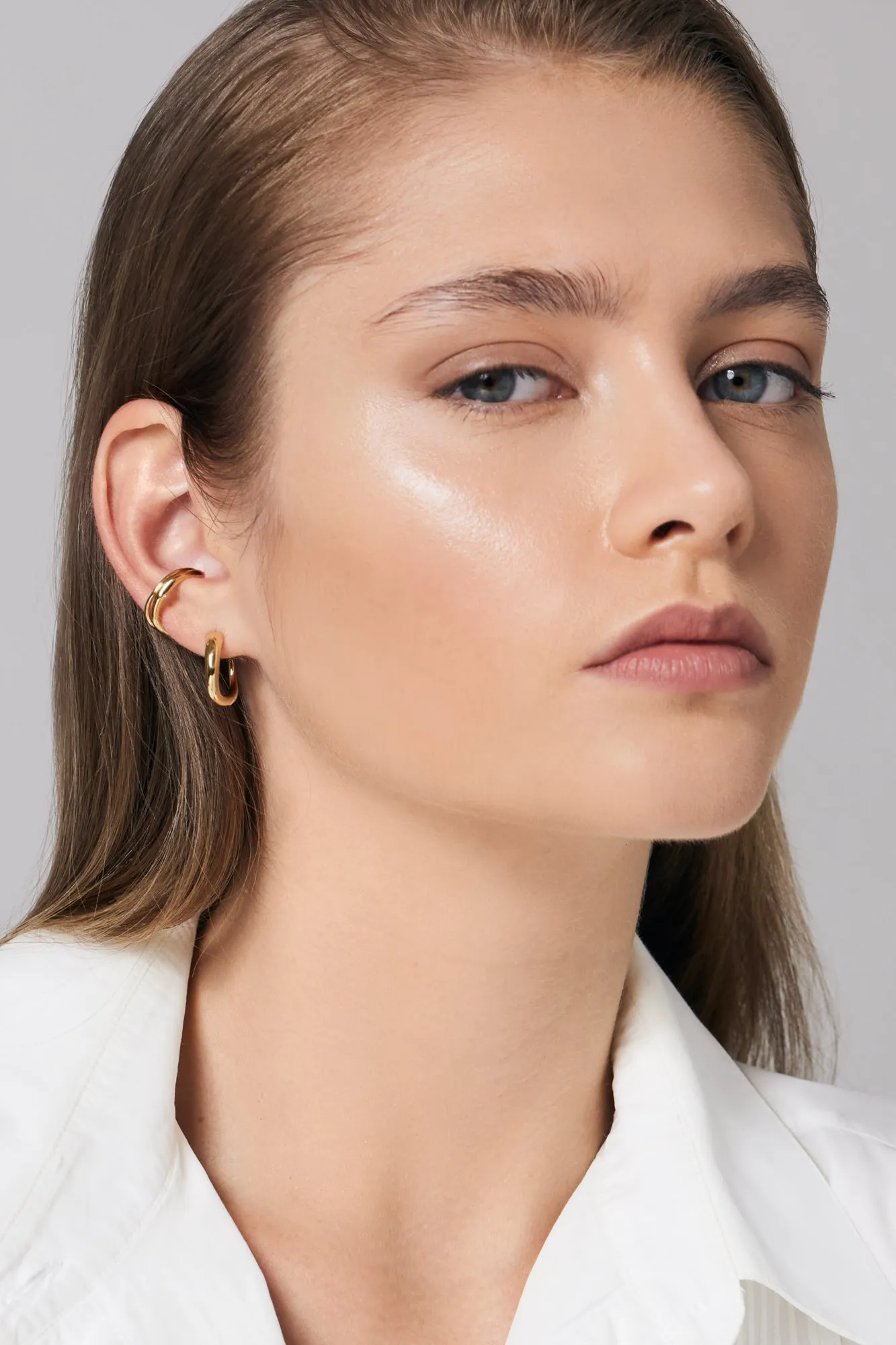 Kyma Delta gold vermeil ear cuff