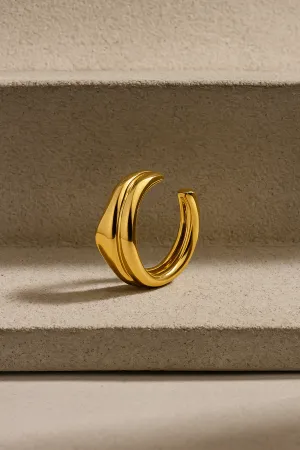 Kyma Delta gold vermeil ear cuff